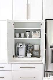 Kitchen cabinet coffee station ideas. The Most Amazing Kitchen Cabinet Organization Ideas Kitchen Cabinet Organization Corner Kitchen Cabinet Cabinet Organization