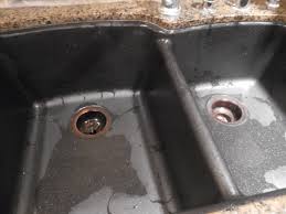 how to clean a granite composite sink