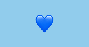 Pin By Binki Borg On Blue Blue Heart Emoji Emoji Love Heart Emoji