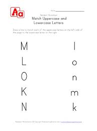 Kids are asked to draw a line from each uppercase letter a, b, c, . Match Uppercase To Lowercase Letters K L M N And O All Kids Network