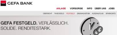 The gefa bank gmbh is a company for manufacturer independent sales and investment funding for mobile economic goods. Gefa Bank Festgeld Erfahrungen 05 21 Aktueller Festgeld Test