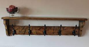 Victorian Coat Rack Shelf Hand Made From Reclaimed Pine With Acorn Coat Hooks In Home Furniture Diy Storage Hallway Decorating Coat Rack Shelf Wooden Walls