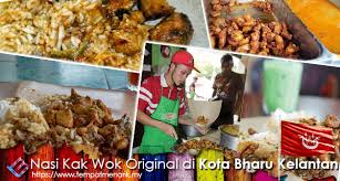 Ke kelantan cuba nasi kerabu diraja amp nasi kak wok daging harimau menangis asmr mukbang. Kedai Nasi Kak Wok Tempat Makan Menarik Di Kelantan Tempat Menarik