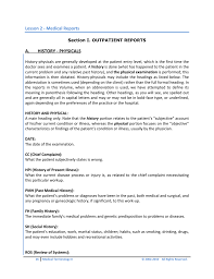 Choose from 500 different sets of flashcards about lesson 2 medical terminology on quizlet. Lesson 2 Medical Reports A History