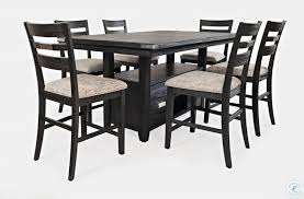 Shop our huge range of shapes, styles and designs including extendable tables. Altamonte Dark Charcoal Grey Rectangle Adjustable Extendable Counter Height Dining Room Set From Jofran Coleman Furniture