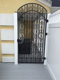Metal side gates and metal driveway gates are both very popular choices for the home, as their sleek design allows you to have a decorative barrier each of the metal and styled wrought iron gates we offer come with a 10 year workmanship guarantee, so you can rest in the knowledge that when you. 25 Amazing Metal Fence Gates Jay Fencing
