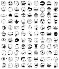 Start by creating a head for the cartoon. Outline Style People Animal Monsters Icons Set Cartoon Style Different Characters And Personalities Vector Monochrome Outline Illustration Funny Illustration For Kids Black And White Vector Drawing Royalty Free Cliparts Vectors And Stock
