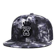 Quanhaigou Adjustable Snapback Hat For Men Women Unisex Hip Hop Baseball Cap Flat Bill Brim Dad Hats Quanhaigou Hats For Men Baseball Cap Dad Hats