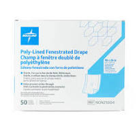 Medline Sterile Fenestrated Disposable Drape | Medline