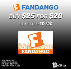 Maybe you would like to learn more about one of these? Egifter Get A 25 Fandango Gift Card For Just 20 Milled