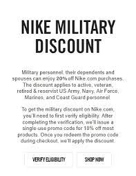 Aug 25, 2021 · get up to 10% off at nike this august 2021 at forbes. Nike Military Code Cheap Online