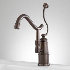 solid brass spout kitchen faucet