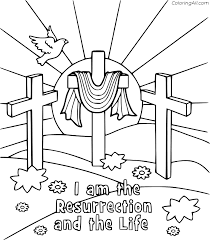 Life cycle of a painted lady butterfly coloring page from butterfly category. I Am The Resurrection And The Life Coloring Page Coloringall