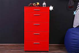 Progressive furniture willow media chest, distressed pine. Pan Emirates Countdown Chest Of 5 Drawers Red Buy Online At Best Price In Uae Amazon Ae