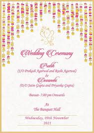Finding the perfect wedding invitations for your big day is no small task. 30 Royal Indian Wedding Invitation Cards Free Customization