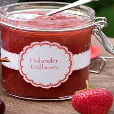 Erdbeer Holunderbluten Konfiture Rezept Holunder Marmelade Holunder Erdbeeren Marmelade