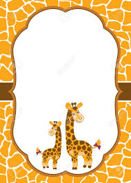 Parents and well wishers could initiate these pages to their teenagers to help them grow holistically.you may also check easter coloring pages. Vector Card Template With Cute Baby Giraffes On Spotted Skin Royalty Free Cliparts Vectors And Stock Illustration Image 79936210