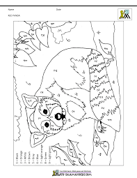 Little cute red panda walks and smiles. Printable Color By Numbers Red Panda Gif 1000 1294 Panda Craft Panda Coloring Pages Color By Numbers
