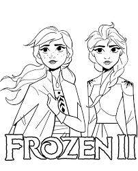 Just feel like wanna draw it after my chaotic week has passed. Printable Frozen Ii Coloring Sheet For Free