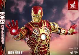 Endgame' iron man mark lxxxc collectible. Hot Toys Iron Man Mark 41 Bones Retro Armor Version Exclusive Limited Ultimate Toys