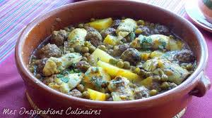 Tajine De Kefta Artichauts Et Petits Pois Tajine Kefta Kefta Tajine
