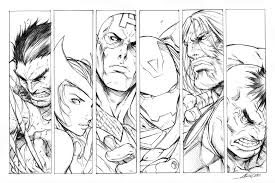 By Alvin Lee Marvel Coloring Avengers Coloring Avengers Coloring Pages