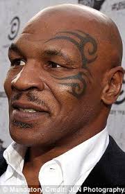 Has Amber Rose Had Her Face Tattooed Model Steps Out With Mike Tyson Inspired Etching Around Her Left Eye In 2020 Mike Tyson Face Tattoo Face Tattoos