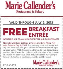 Pinned June 16th Second Breakfast Free At Mariecallenders Coupon Via The Coupons App Marie Callender S Kids Eat Free Callender