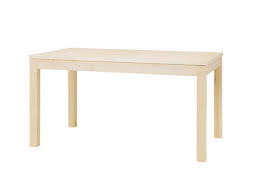 Extendable dining table with concealed leaf and locking function prevents gaps between top and leaf while keeping the extra leaf in place, making it seller's notes: Bjursta Extendable Dining Table