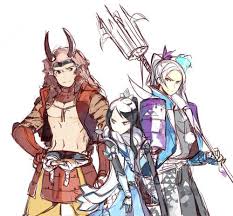 Hojo Ujimasa Uesegi Kenshin Takeda Shingen Sengoku Basara Art By Halogen0 On Tumblr Basara Anime Sengoku Basara