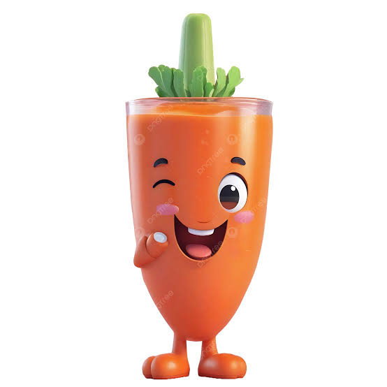 Suco de cenoura fresco e nutritivo, AI generated