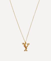 A, b, c, d, e, f, g, h, i, j, k, l, m, n, o, p, q, r, s, t, u, v, w, x, y, . Gold Plated Floral Letter Y Alphabet Necklace Liberty