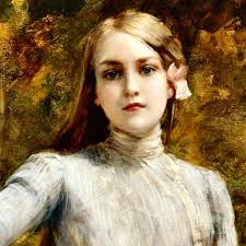 Edwardian Girl with Bicycle, Leon Francois Comerre, Victorian Art, Art  Nouveau, Antique Portrait, Earthtones, Light Academia, Bicycle Art