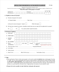 This process can take approximately three (3) months. Passport Renewal Form Sample