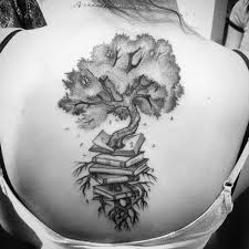 Book Tree Tattoo Pairodicetattoos Com Book Tattoo Roots Tattoo Tree Roots Tattoo