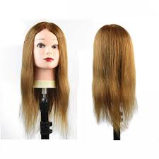 Gotz 32cm hairstyling head is a durable vinyl head and shoulders doll with deep roo. 20 Straight Mannequin Head Hair Styling Training Head Manikin Cosmetology Doll Head 80 Human Hair Black Brown Color Aliexpress