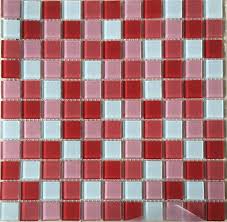 Gạch Mosaic thủy tinh viên 25x25mm mã 25009 | DaisanTiles