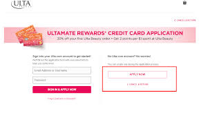 The ulta credit card has standard variable purchase apr of 26.99%. Www Ulta Com Creditcards Ulta Ultamate Card Application Procedure Credit Cards Login