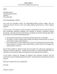 Advertising Cover Letter Sample Resume Cover Letter Cover Letter Example Resume Cover Letter Examples