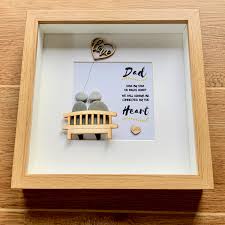 Your dad is a unique guy, so get him a gift as special as he is. Pebble Art Dad Fathers Day Gift Gift For Him Unique Gift Etsy