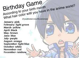 The anime hair colour grid: Whats Your Anime Hair Color Anime Amino