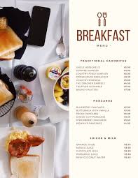 Modern Continental Breakfast Menu Templates By Canva Breakfast Menu Design Continental Breakfast Menu Food Menu Design