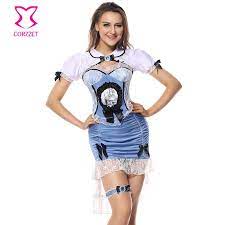 Mal ganz ausgefallen oder einfach nur schlicht und klassisch. Blau Und Weiss 4 Teilig Burlesque Outfits Kleid Cosplay Alice Im Wunderland Kostum Erwachsene Sexy Halloween Kostume Fur Frauen Alice In Wonderland Costume Cosplay Alicedress Cosplay Aliexpress
