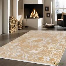 Karmen Oda Hali 156x230 Truva 8315 Krem Gold Halilar Hali Renkler