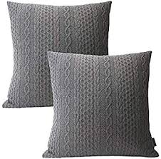Black And White Pillow Covers Amazon Amazon Com Booque Valley Decorative Gray Pillow Covers Pack Of 2 Super Soft Elegant Modern Embossed Patterned In 2020 Grey Pillow Covers Grey Cushion Covers Pillows