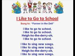 I Like To Go To School Back To School Rhymes Songs Youtube Piggyback Song For Little Guys Lyric Only Adjust School Rhymes Rhymes Songs School Songs