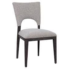 Ibrahim Rustic Lodge Grey Upholstered Dark Brown Oak Dining Chair In 2020 Dining Chairs Grey Upholstered Dining Chairs Oak Dining Chairs