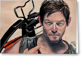 Daryl Greeting Cards for Sale