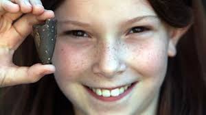 Schoolgirl, 10, finds rare fossil in Winlaton garden