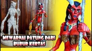 Alat ini nantinya akan kita gunakan untuk memotong bagian dari kayu yang ingin kita pakai, namun usahakan menggunakan gergaji yang. Proses Mewarnai Patung Clay Menggunakan Cat Akrilik Kreasi Patung Youtube